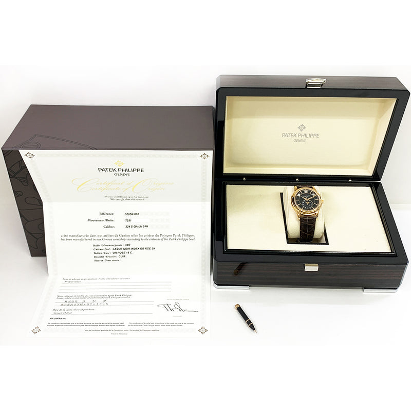 Patek Philippe Annual Calendar 5205R-010 Black Dial