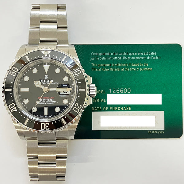 Rolex Sea-Dweller 126600 Black Dial