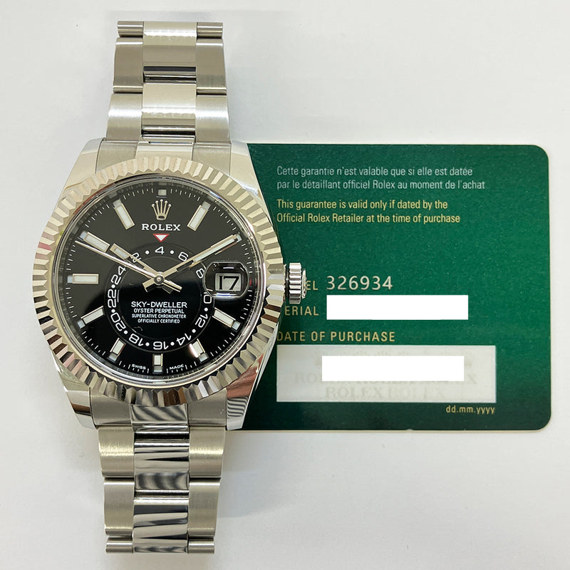 Rolex Sky-Dweller 326934 Black Dial