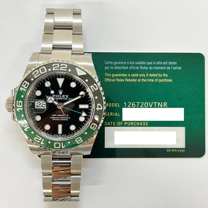 Rolex Gmt-Master 126720VTNR Sprite Dial
