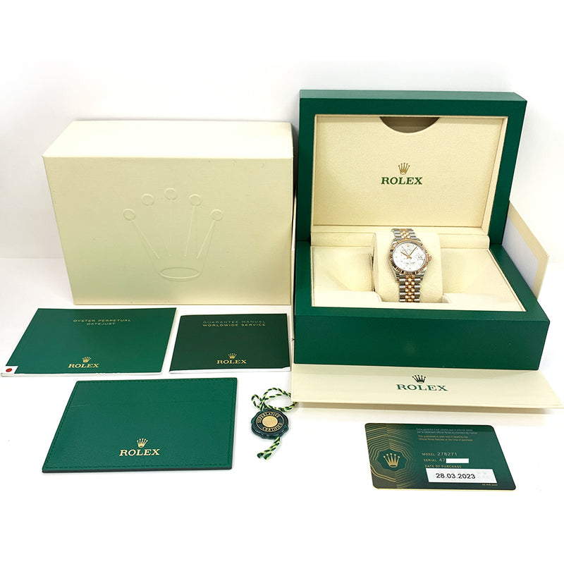 Rolex Datejust 278271 Silver Flower Diamond Dial