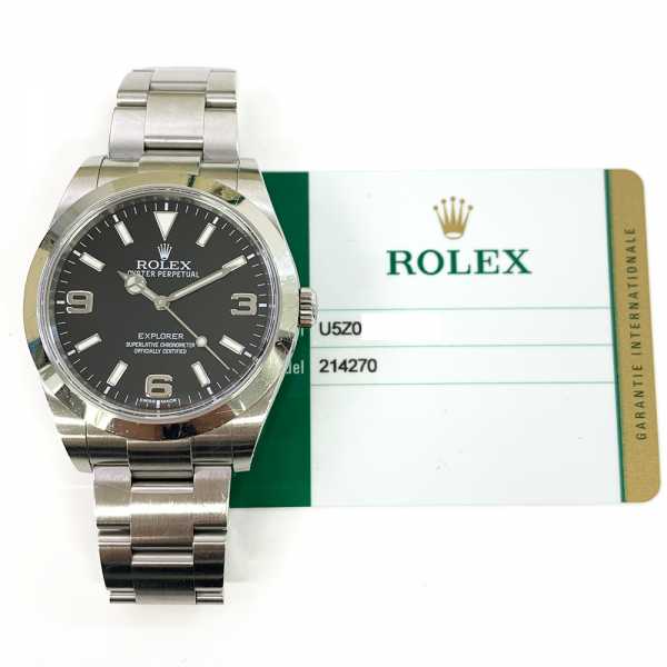 Rolex Explorer 214270 Black Dial Apr 16