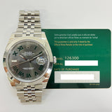 Rolex Datejust 126300 Wimbledon Dial