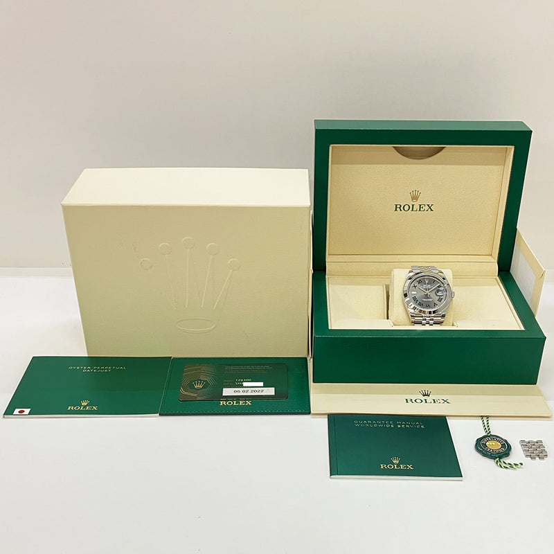 Rolex Detajust 126300 Wimbledon Dial