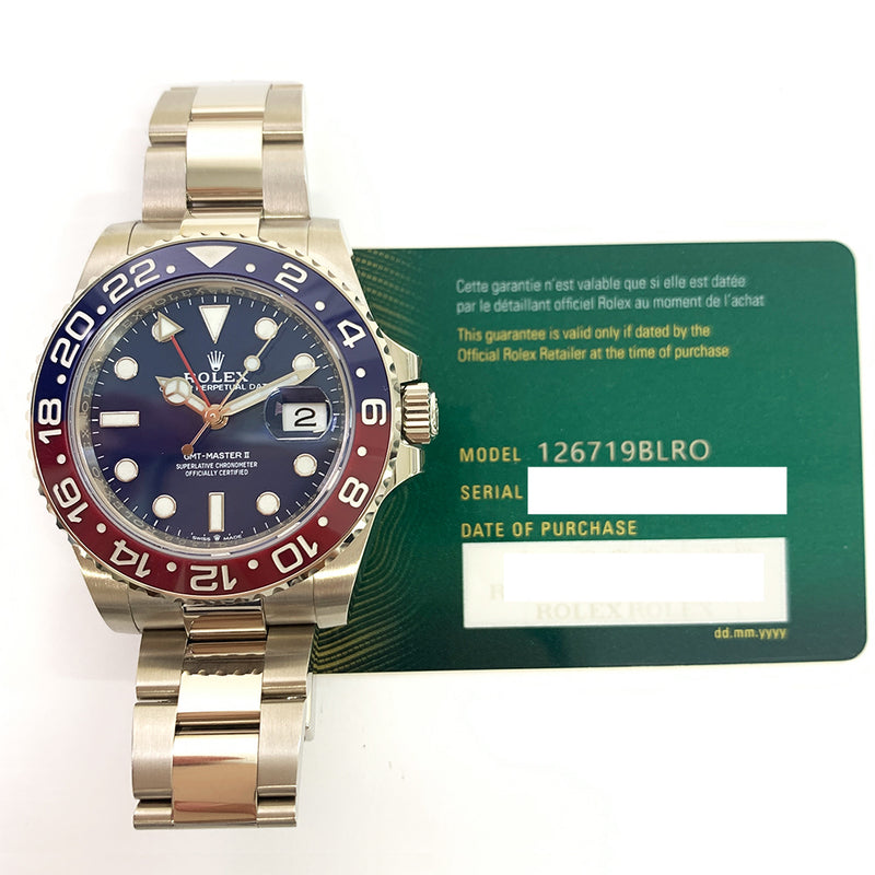 Rolex Gmt-Master 126719BLRO Blue Dial
