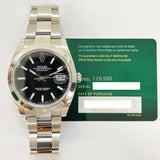 Rolex Datejust 126300 Black Dial