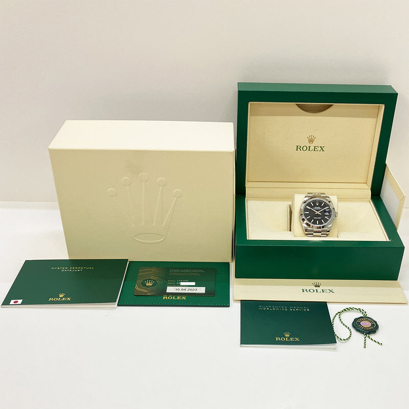Rolex Detajust 126300 Black Dial