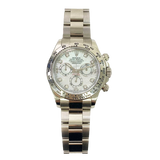 Rolex Cosmograph Daytona 116509 White Mop Diamond Dial