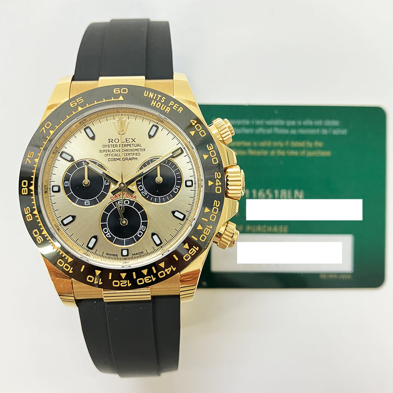 Rolex Cosmograph Daytona 116518LN Black/Champagne Dial