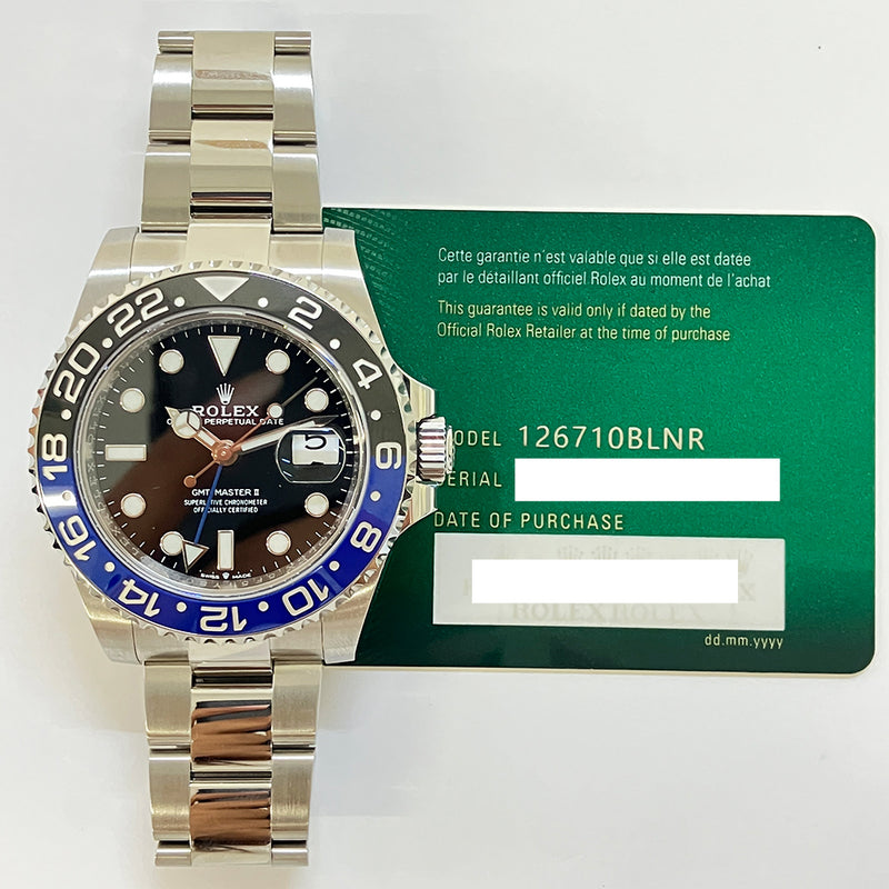 Rolex Gmt-Master 126710BLNR Batman Dial