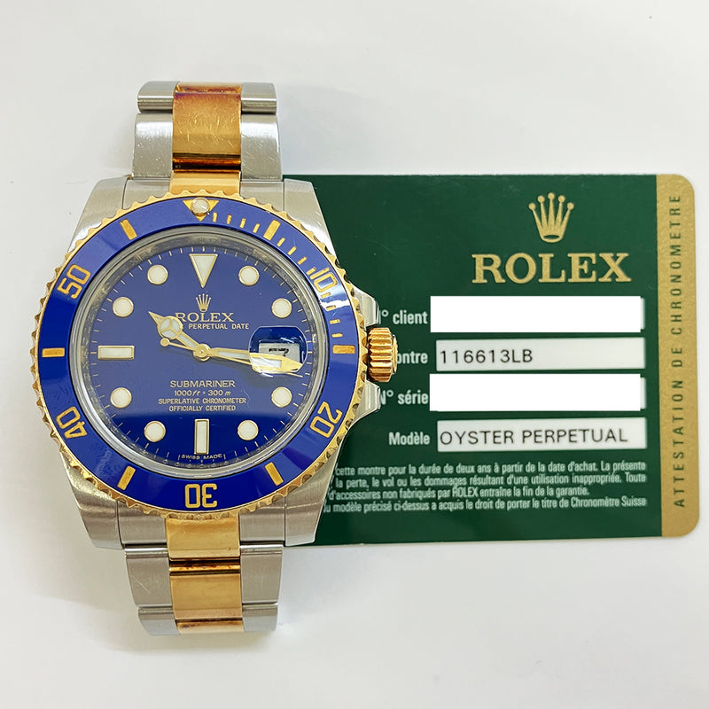 Rolex Submariner Date 116613LB Blue Dial
