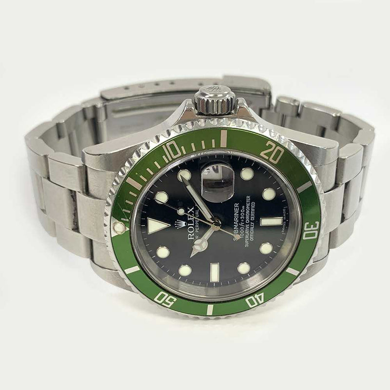 Rolex Submariner date 16610LV Kermit Dial