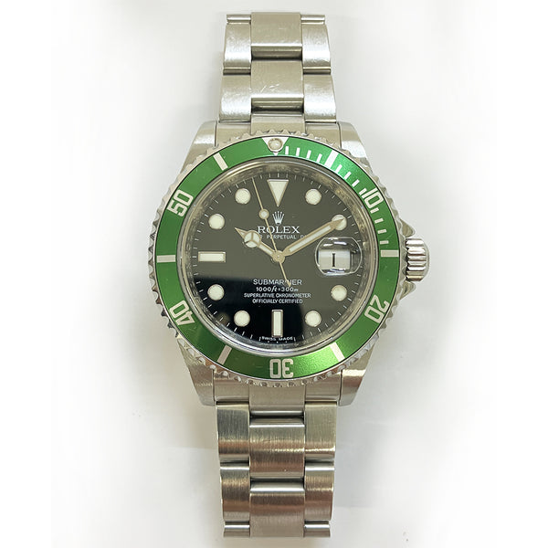 Rolex Submariner date 16610LV Kermit Dial