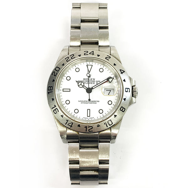 Rolex Explorer 16570 White Dial