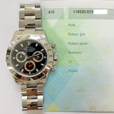 Rolex Cosmograph Daytona 116520 Black Dial