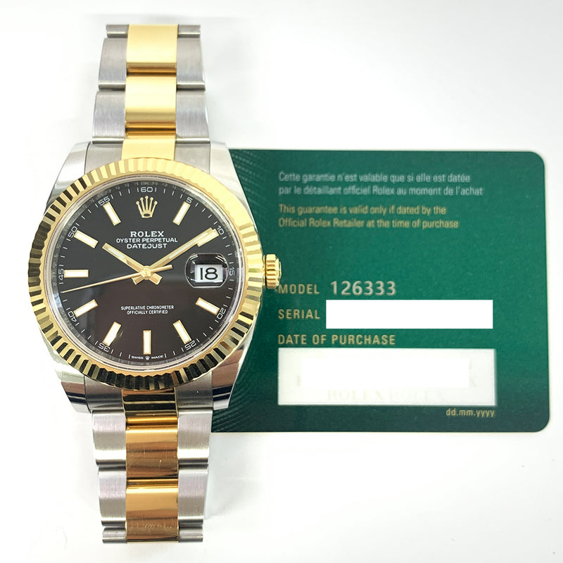 Rolex Datejust 126333 Black Dial