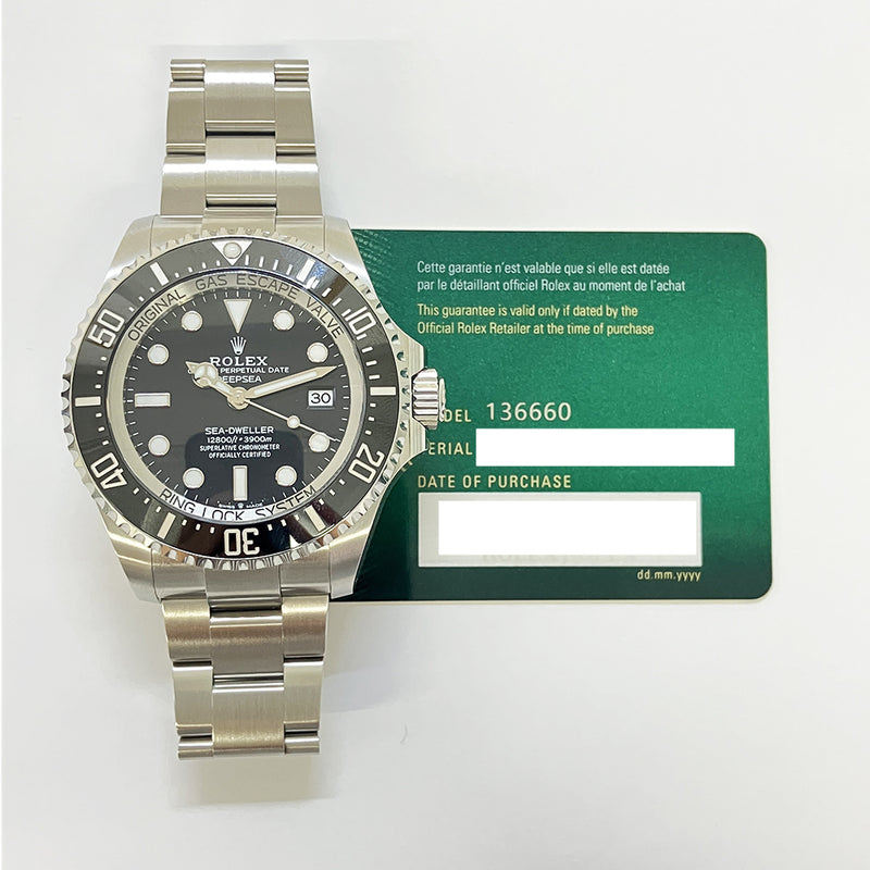 Rolex Deepsea 136660 Black Dial