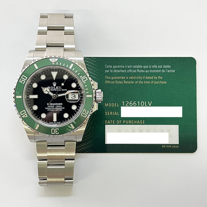 Rolex Submariner Date 126610LV Starbucks Dial