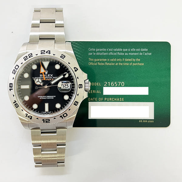 Rolex Explorer 216570 Black Dial