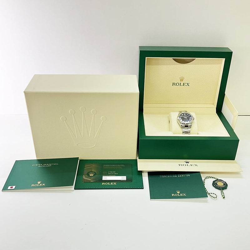 Rolex Datejust 278240 Black Roman Dial