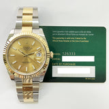 Rolex Datejust 126333 Champagne Dial
