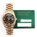 Rolex Day Date 128235 Eisenkiesel Diamond Dial