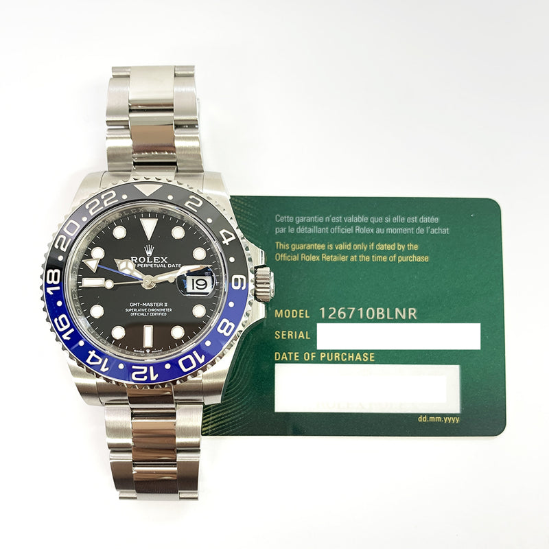 Rolex Gmt-Master 126710BLNR Batman Dial