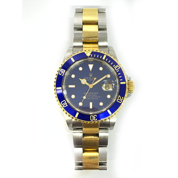 Rolex Submariner date 16613 Blue Dial
