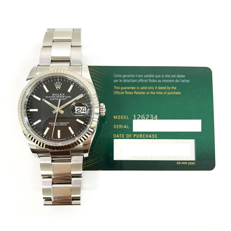 Rolex Datejust 126234 Black Dial