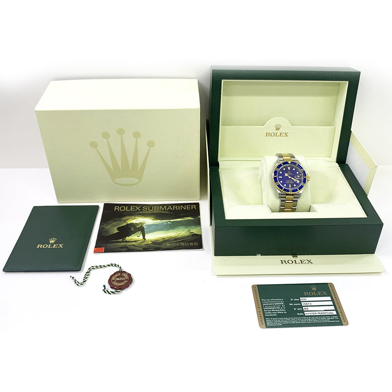Rolex Submariner date 16613 Blue Dial