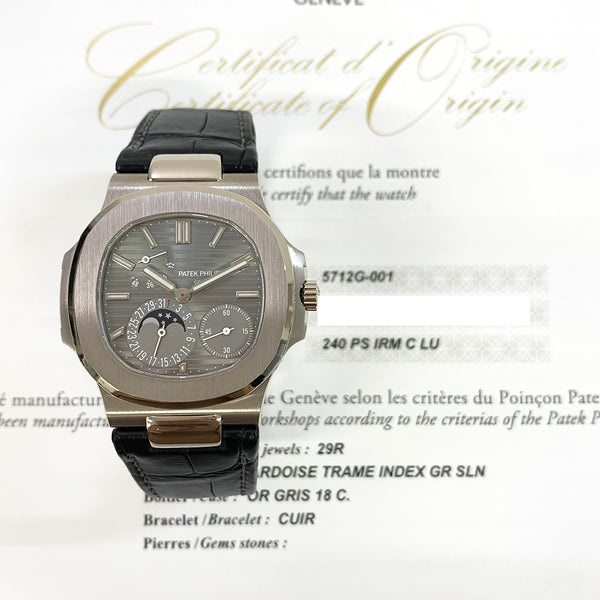 Patek Philippe Nautilus 5712G-001 Slate Grey Dial