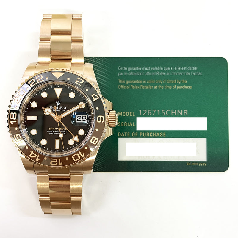 Rolex Gmt-Master 126711CHNR Root Beer Dial