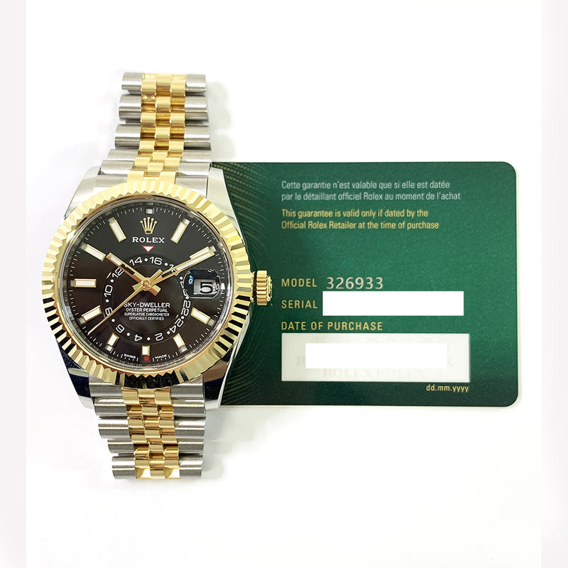 Rolex Sky-Dweller 326933 Black Dial