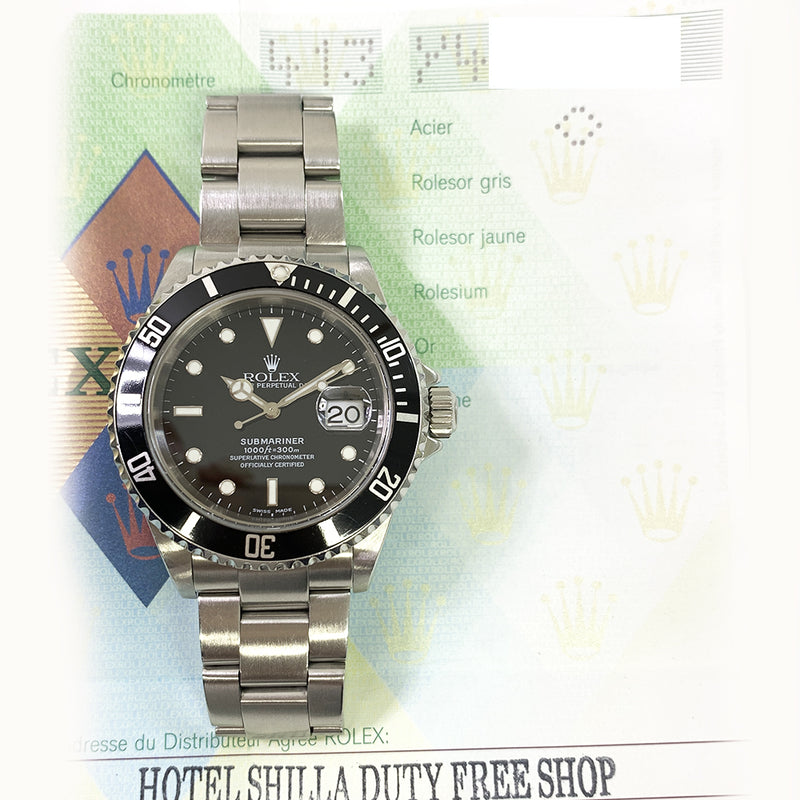 Rolex Submariner date 16610 Black Dial