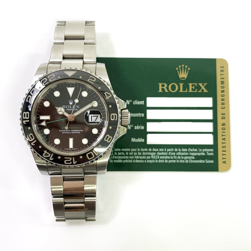 Rolex Gmt-Master 116710LN Black Dial