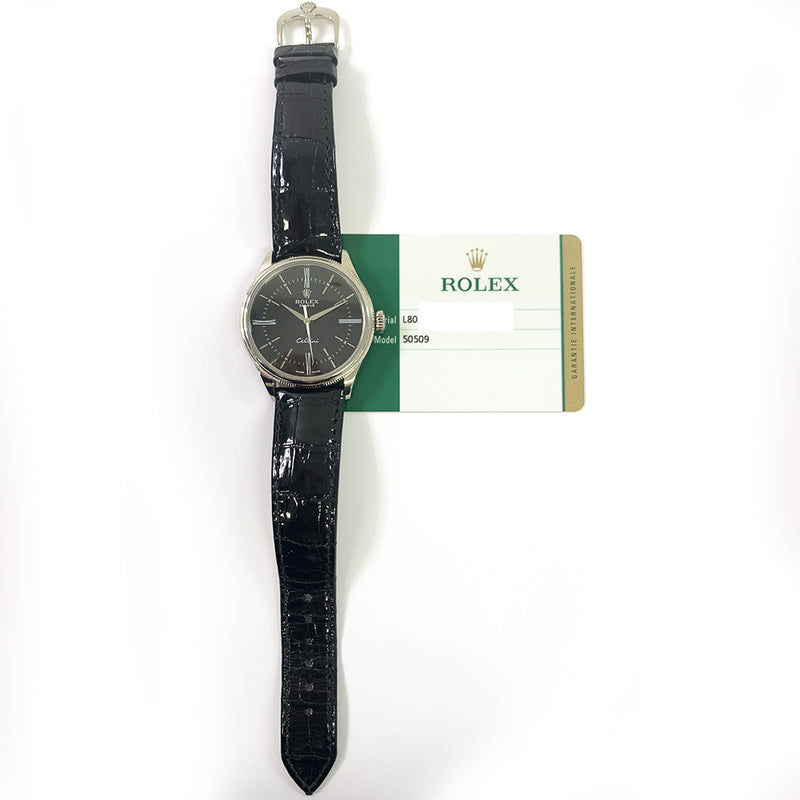 Rolex Cellini Time 50509 Black Dial