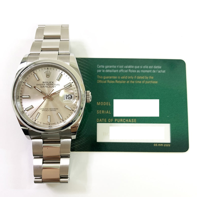 Rolex Datejust 126200 Silver Dial