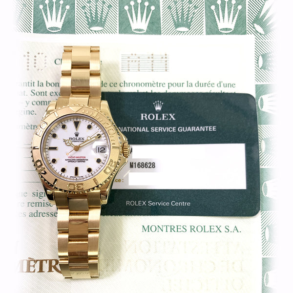Rolex Yacht-Master 168628 White Dial