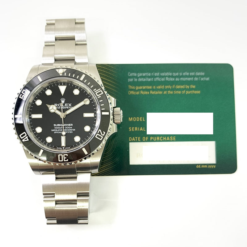 Rolex Submariner 124060 Black Dial