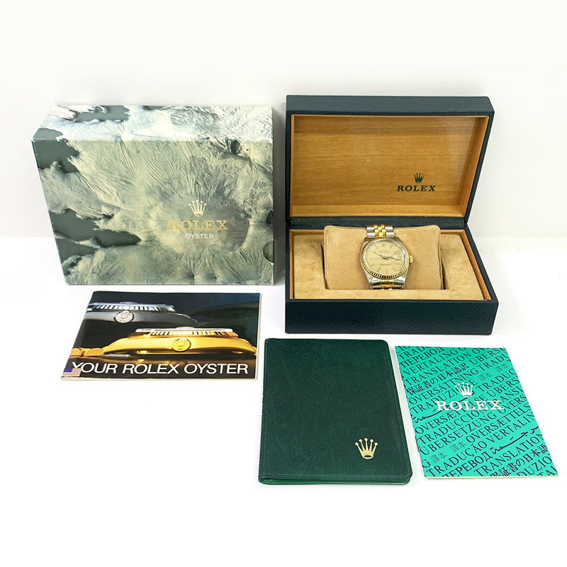 Rolex Datejust 16233 Champagne Dial