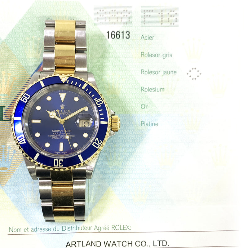 Rolex Submariner Date 116613LB Blue Dial