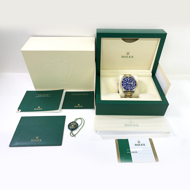 Rolex Submariner Date 116613LB Blue Diamond Dial