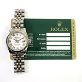 Rolex Lady-Detajust 179174 White Roman Dial