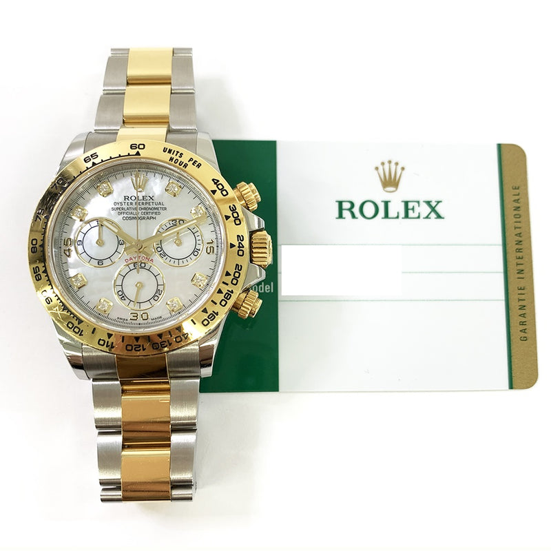 Rolex Cosmograph Daytona 116503 White Mop Diamon Dial