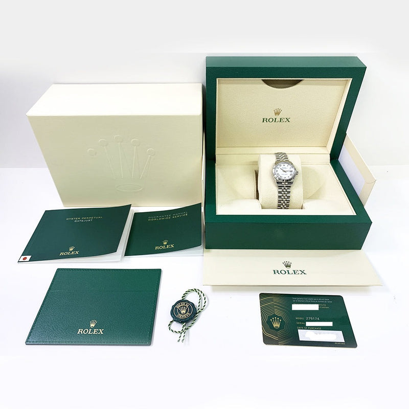 Rolex Lady-Datejust 279174 White Roman Dial