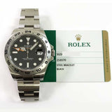 EXPLORER II 42MM BLACK DIAL STAINLESS STEEL