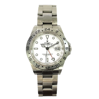 Rolex Explorer II 16570 White Dial Oct 04 CHRONONATION