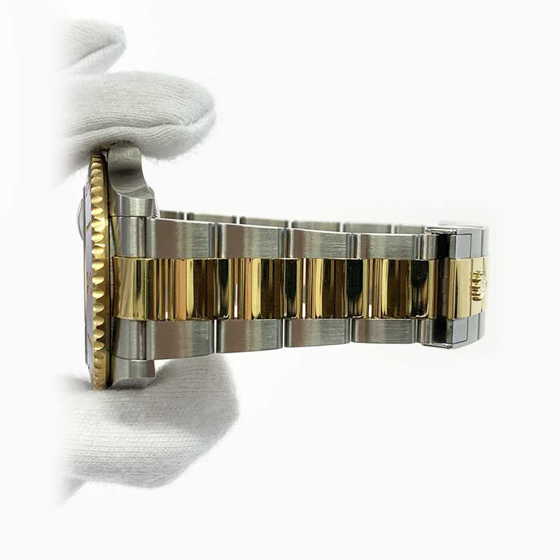SUBMARINER DATE 41MM BLACK DIAL BLACK CERAMIC BEZEL STAINLESS STEEL AND YELLOW GOLD