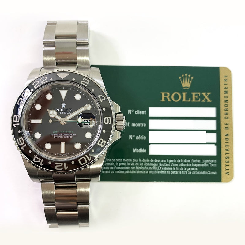 Rolex Gmt-Master 116710LN Black Dial