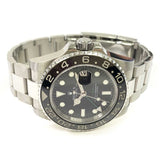 GMT-MASTER II 40MM BLACK DIAL BLACK CERAMIC BEZEL STAINLESS STEEL